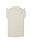 Siona linen top light yellow 