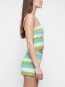 Soft knit textured shorts juicy apple str 