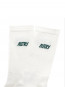 Socks stars cream green 