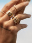Square signet ring gold 