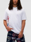 Lateral print t-shirt white 