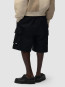 Leinen cargo short black 