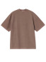 SS loose pocket t-shirt tobacco 