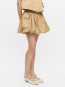 Stretch cotton mini skirt lark S
