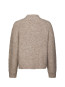 Taura fluffy knit cardigan beige melange 