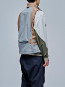 The multiple fleece vest coyote 