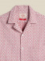 Tile shirt wht red 
