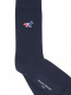 Tricolor fox socks navy 