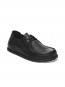 Utti lace leather mokassin black 