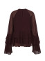 Venira-m ghita blouse maroon noir 