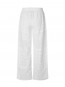 Viljane-m embroidery pants white 