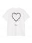 W ss chained t-shirt white 
