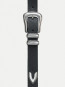 Western silver belt black 95