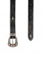 Western embellished belt black 
