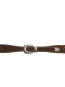 Western ranch suede belt toffee brown 