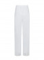 William embroidery pants white M