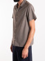 Camicia bowling mc shirt tortora XL