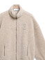 Wool blend fleece jacket honey mel 