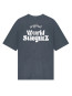 World of stieg oversized t-shirt black 