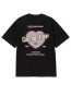 W ss growth t-shirt black 