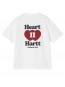 W ss heart ll t-shirt white 
