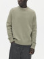 WW logo crew neck pullover basil 