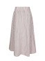 Yara long double stripe skirt rose XS