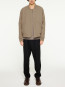 Ylve wool bomber jacket beige mel 