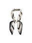 York scarf ivory black 