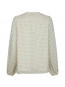 Yrima dot blouse white 