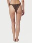 Zanita solid bikini slip dark brown 