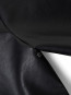 Zip up faux l jacket black 