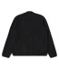 Zip bomber wool fleece black 