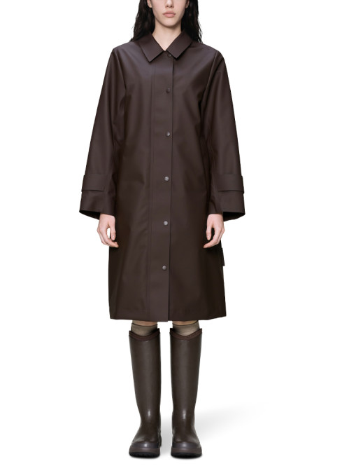 Nara w long jacket bark 