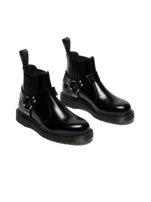 2976 Harness boots black analine 