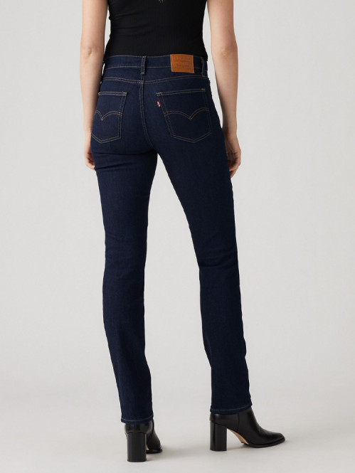 724™ high rise straigth jeans blue wave rinse 