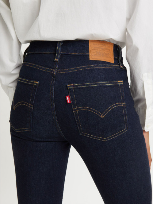 725 high rise bootcut blue wave rinse 