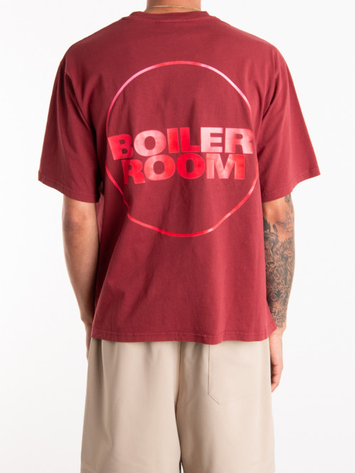 Core boiler room tee t-shirt oxblood 