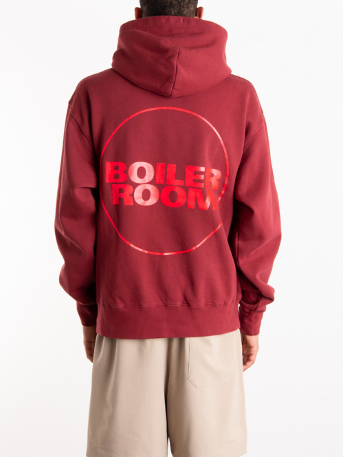 Core boiler room hoodie oxblood 