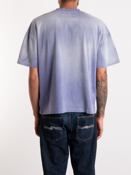 Creative dept logo t-shirt washed purple 