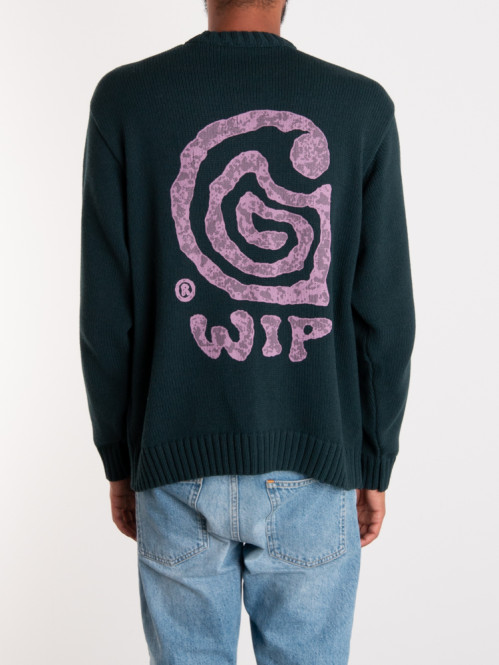 Helix sweater deep lagoon 