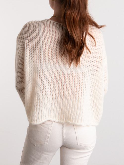 Cardigan isi ecru 