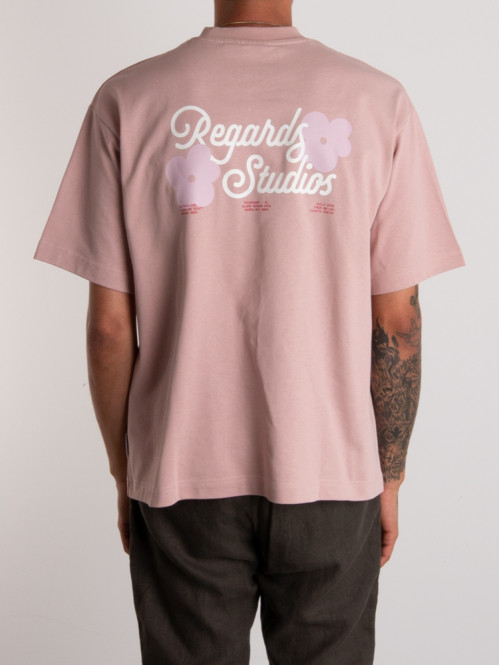 Flower icon 26 tee rose grey L