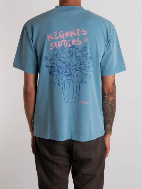 Bloom tee ocean washed 