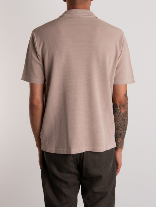 Short sleeve polo clay beige 