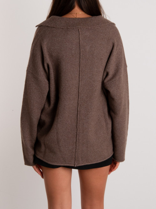 Norah pullover chocolate 