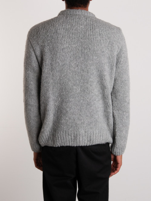Dun textured sweater grey 