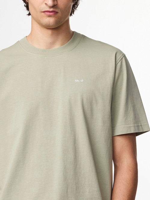 Adam emb t-shirt sage green 