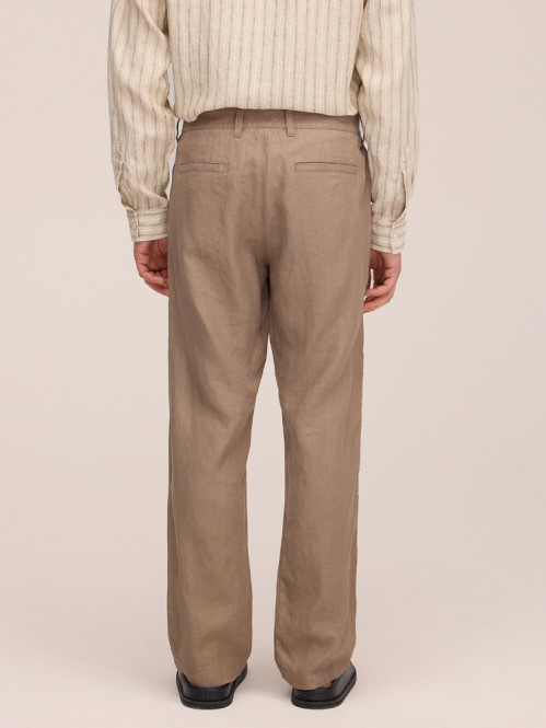 Aden linen chino clay mirage 