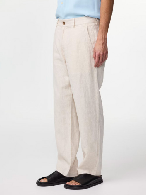 Aden linen chino oat 